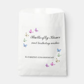 Colorful Butterflies Birthday Bedankzakje (Voorkant)