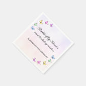 Colorful Butterflies Birthday Servet (Hoek)