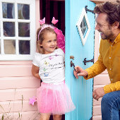 Colorful Butterflies Birthday T-shirt