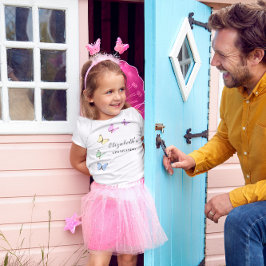 Colorful Butterflies Birthday T-shirt