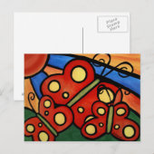 Colorful Butterflies Briefkaart (Voorkant / Achterkant)