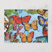 Colorful Butterflies Briefkaart (Voorkant)