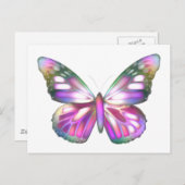 Colorful Butterflies Briefkaart (Voorkant / Achterkant)