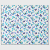 Colorful Butterflies Cadeaupapier (Vlak)