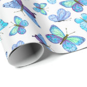 Colorful Butterflies Cadeaupapier (Rol Hoek)