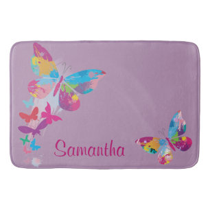 Colorful Butterflies Design Mat