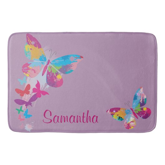 Colorful Butterflies Design Mat (Voorkant)