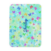 Colorful Butterflies en Daisies van Shirley Taylor Magneet (Verticaal)