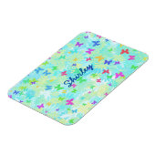 Colorful Butterflies en Daisies van Shirley Taylor Magneet (Linkerzijde)