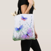 Colorful Butterflies Flying Canvas tas Spring Joy (Dichtbij)