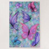 Colorful Butterflies Flying - Cute Legpuzzel (Verticaal)