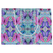 Colorful Butterflies Flying - Gift Bag Spring Groot Cadeauzakje (Achterkant)