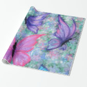 Colorful Butterflies Flying - Joy Cadeaupapier (Uitgerold)