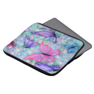 Colorful Butterflies Flying - Joy Laptop Sleeve