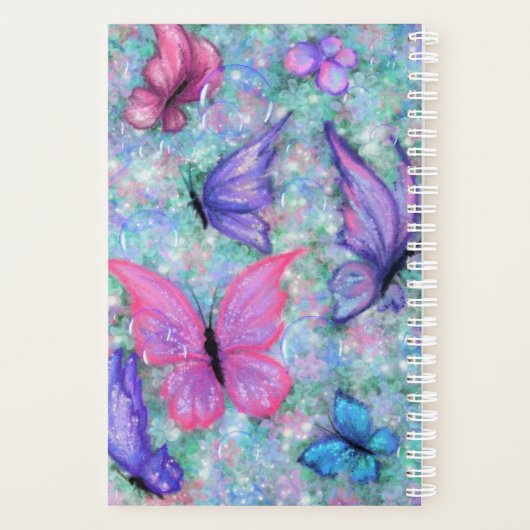 Colorful Butterflies Flying - Joy Planner (Achterkant)