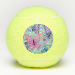 Colorful Butterflies Flying - Joy - Tennisballen
