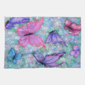 Colorful Butterflies Flying - Joy Theedoek (Horizontaal)