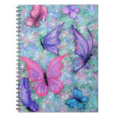 Colorful Butterflies Flying Notitieboek (Voorkant)