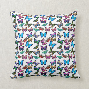 Colorful Butterflies Galore Pillow Kussen