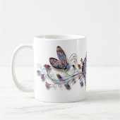 Colorful Butterflies Koffiemok (Links)