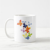 Colorful ButterFlies Koffiemok (Links)