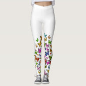Colorful Butterflies Leggings (Voorkant)