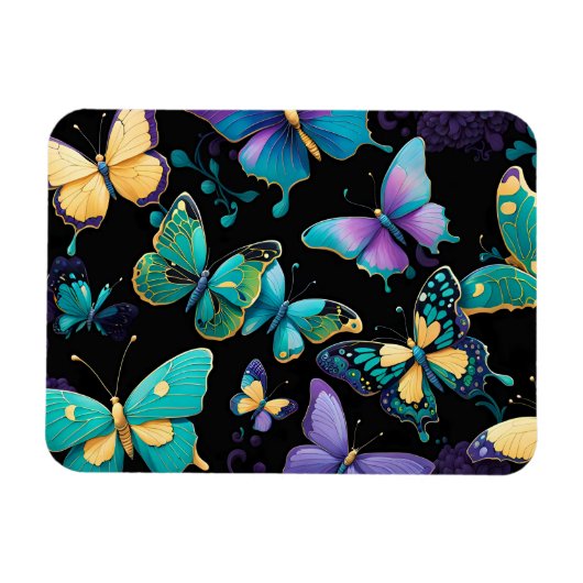 Colorful Butterflies Magneet (Horizontaal)