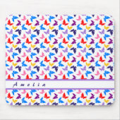 Colorful Butterflies Muismat (Voorkant)