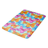 Colorful Butterflies Patroon Badmat (Gekanteld)