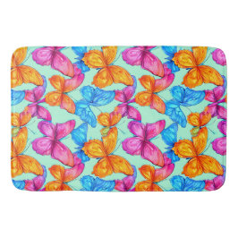 Colorful Butterflies Patroon Badmat