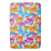 Colorful Butterflies Patroon Badmat (Voorkant Verticaal)