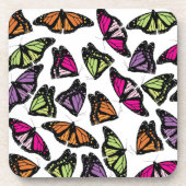 Colorful Butterflies Patroon Bier Onderzetter (Voorkant)