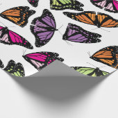 Colorful Butterflies Patroon Cadeaupapier (Hoek)