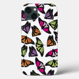 Colorful Butterflies Patroon Case-Mate iPhone Case