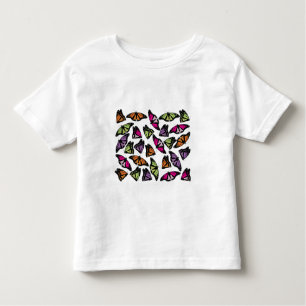 Colorful Butterflies Patroon Kinder Shirts