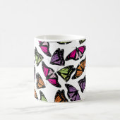 Colorful Butterflies Patroon Koffiemok (Center)