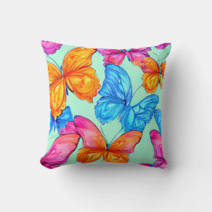Colorful Butterflies Patroon Kussen