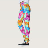 Colorful Butterflies Patroon Leggings (Links)