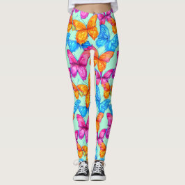Colorful Butterflies Patroon Leggings