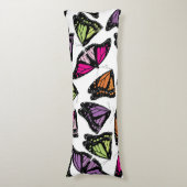 Colorful Butterflies Patroon Lichaamskussen (Voorkant Verticaal)