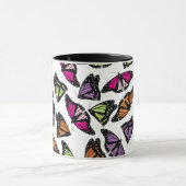 Colorful Butterflies Patroon Mok (Midden)