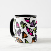 Colorful Butterflies Patroon Mok (Voorkant links)