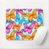 Colorful Butterflies Patroon Muismat (Met muis)