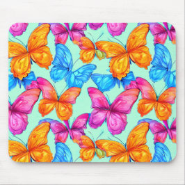 Colorful Butterflies Patroon Muismat