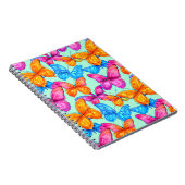 Colorful Butterflies Patroon Notitieboek (Rechterzijde)