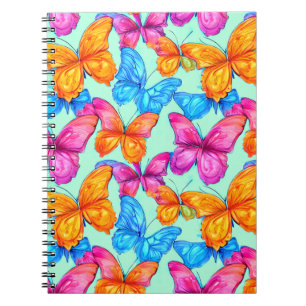 Colorful Butterflies Patroon Notitieboek