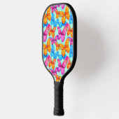Colorful Butterflies Patroon Pickleball Paddle (Links)