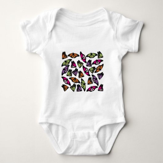 Colorful Butterflies Patroon Romper (Voorkant)