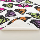 Colorful Butterflies Patroon Sherpa Deken (3/4)