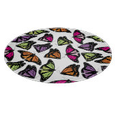 Colorful Butterflies Patroon Snijplank (Hoek)